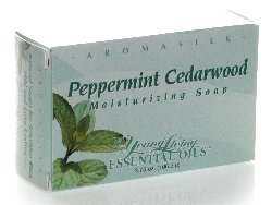 PEPPERMINT CEDARWOOD MOISTURIZING SOAP (Aromatherapy soap bar)
